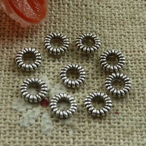 Free Ship 2000 pcs tibetan silver round rings 4.5x1mm L-1394 - Imagen 1 de 4