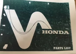 HONDA CB 750 F F1 - A Parts Manual 1976 Paper bound copy 1975 nos - Picture 1 of 9