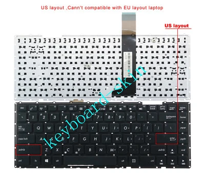 New for ASUS X401,X401A,X401K X401E series laptop Keyboard MP-11L93US-920 - Image 1 of 4
