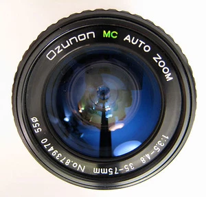 Ozunon MC Auto Zoom Macro Lens 35-75mm f/3.5-4.8 Pentax KA Mount Caps Box - Picture 1 of 8