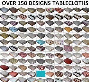 WIPE CLEAN TABLECLOTH PVC VINYL OILCLOTH WIPEABLE TABLE PROTECTOR 200X140 CM