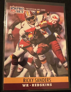 1990 Pro Set #331 Ricky Sanders   Washington Redskins