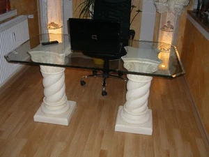 Bürotisch Computertisch Schreibtisch Esstisch Manikür Nageltisch Säulentisch - Bild 1 von 8