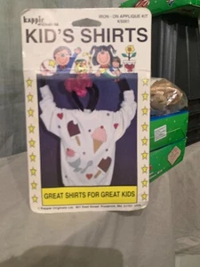 Lot-3- Kappie Originals Kid's Shirts Iron-On Appliqué Kit -92/92/93 - Picture 1 of 6