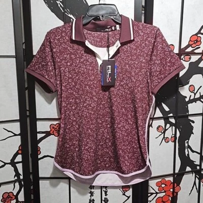 Camisa Polo Floral RLX Ralph Lauren Talla Pequeña Nueva con Etiquetas Foto 1 de 4