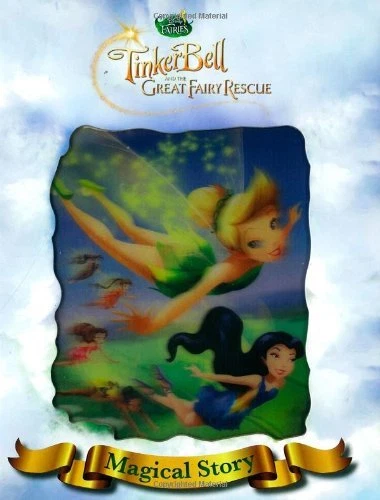 Disney Tinkerbell and The Great Fairy Rescue Magical Story with Lenticular Cov, - Image 1 of 1