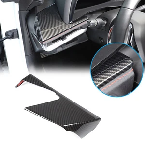 ABS Carbon Car Tachometer Side Panel Trim Cover For Corvette C8 Z06 Z51 2020-24 - Picture 1 of 11