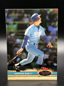 1991 Topps Stadium Club - George Brett #159 - Kansas City Royals