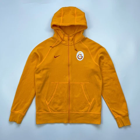 Galatasaray AS Nike Cotton Hoodie Full Zip Track Top Orange 2014 size M Cover