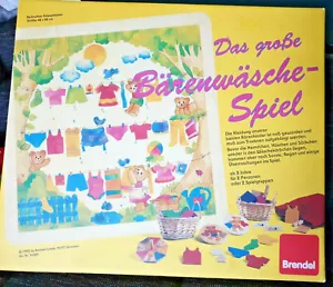 Das große Bärenwäsche Spiel - Holz Brettspiel Rarität BRENDEL 1993 UNVOLLSTÄNDIG - Bild 1 von 5