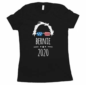 Bernie Sanders Shirt Women Feel The Bern Bernie 2020 Tshirt Womens - Picture 1 of 12