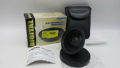 NOS Raynox DCR-5000 0.5x 52mm Super Wide Angle Conversion Lens - DSLR Cameras - Image 1 of 4