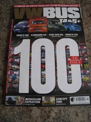 VWBUS MAGAZINE ISSUE 100 KARMANN-GO COOL BUS HQ PICK-UP PANACHE MONGOLIAN EXPEDI - Image 1 of 3