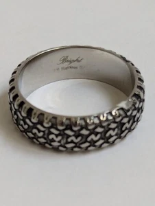 Anillo de neumático de rueda de motociclista de acero inoxidable BRIGHT 316 - Tallas 13, 15 - Imagen 1 de 4