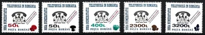 Rumania - Juego de números de teléfono de marca libre sin usar 1997 Mi. 5382-5386 - Imagen 1 de 1