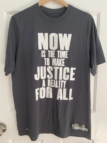 Nike Dri-Fit Martin Luther King Day 2021 NBA  x MLK Grey XL Team Issue Cover