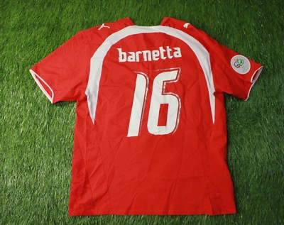 SWITZERLAND BARNETTA 2006/2008 FOOTBALL SHIRT JERSEY HOME PUMA ORIGINAL SIZE L - Image 1 of 4