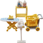 Kids Washing Machine Set with Ironing Board & Storage Basket-QH