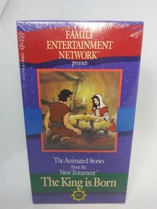 The Animated Stories from the New Testament The King is born VHS format New - Foto 1 di 9