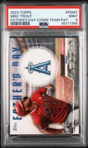 PARCHE MIKE TROUT 2023 TOPPS DÍA DEL PADRE PSA 9 COMO NUEVO ÁNGELES ¡POCO POP! 🔥🔥 - Imagen 1 de 2