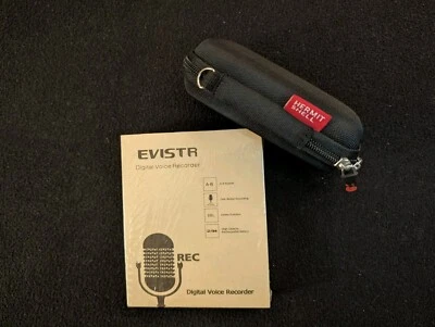 EVISTR 16GB DIGITAL Voice Activated Recorder +Free Gift:Hermitshell Storage Case - Image 1 of 3