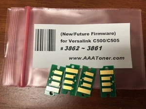 4 Toner Chip (3862 - 3861) Refill für Xerox VersaLink C500, C505 Drucker - Bild 1 von 3