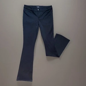 Women's Black MOSSIMO Stretch High-Rise Casual Dress Flare Pants | Size 6 | NWOT - Picture 1 of 7