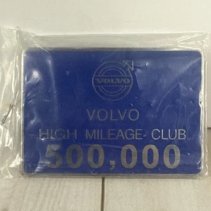 ✅ Original Oldtimer Volvo High Mileage Club Plakette 500.000 km RAR - Bild 1 von 5