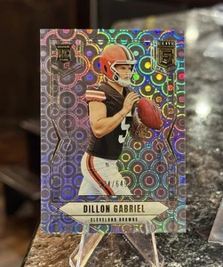 2025 Panini Donruss Elite DILLON GABRIEL RC #/649 LAVENDER PYRAMIDS Browns 151 - Picture 1 of 2