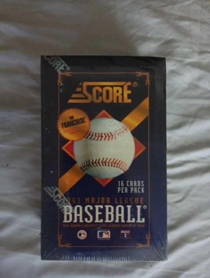 1993 Score Baseball Factory Sealed Wax Box 36 Packs Derek Jeter Rookie RC - Image 1 of 2