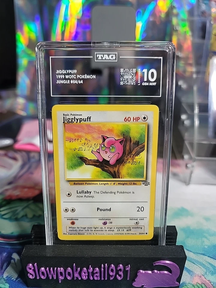 Jigglypuff Jungle Unlimited TAG Gem Mint 10 - Image 1 of 1