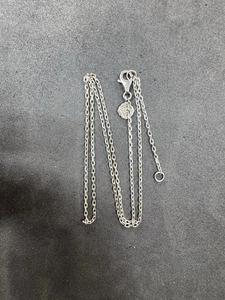 4,5 g Vintage HN Sterling Silber 925 Kabel Kette 18”-20” Schmuck Konvolut Y - Bild 1 von 8