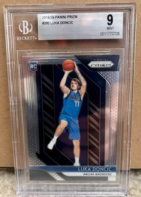 Panini Prizm 2018-19 - Luka Dončić #280 (RC) BGS 9 como nuevo Foto 1 de 2
