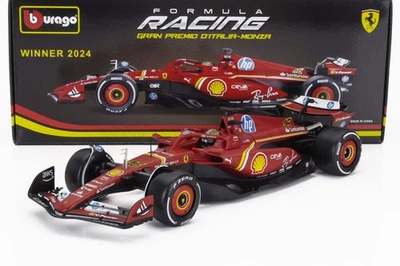 Bburago Ferrari F1 SF-24 Scuderia #16 Ganador Italia Monza GP (LeClerc) 2024 1:18 Foto 1 de 4