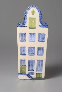 Vintage Delfter Keramik kleines Kanalhaus entworfen von Elesva Holland 891 - Bild 1 von 4