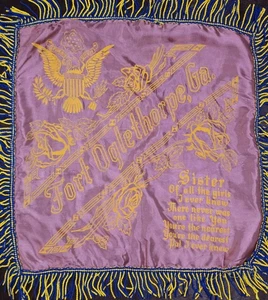 Segunda Guerra Mundial Ejército de Estados Unidos Fort Oglethorpe Ga. Sister's Pillow Sham - Stk#11 - Imagen 1 de 9