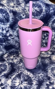 Hydroflask NWOT 40oz Stainless Steel Tumbler Cup Lid And Straw With Handle - Picture 1 of 1
