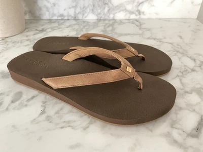 Sandalia chanclas Cobian Skinny Bounce 2 color tostado cómoda para mujer talla 11 marrón Foto 1 de 4