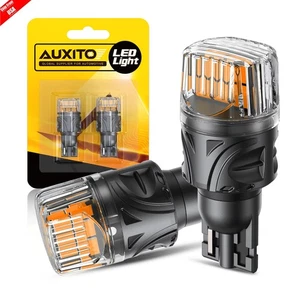 AUXITO T15 912 921 904 LED Turn Signal Light Bulbs CANBUS Anti Hyper Flash Amber - Picture 1 of 11