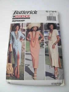 6794 Vestido Cónico Vintage Butterick Patrón COSTURA Semi Ajuste Talla 6-8-10 (C) - Imagen 1 de 6