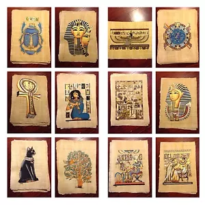 EGYPTIAN ORIGINAL HAND MADE Papyrus Paper 9"x 12" - Picture 1 of 36