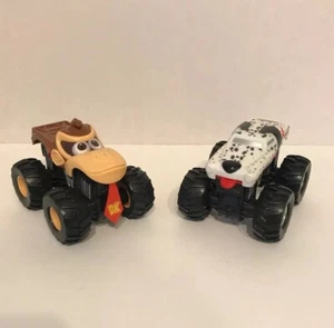 Hot Wheels 1/64 Scale Monster Jam Monster Mutt Dalmatian + Donkey Kong Diecast - Picture 1 of 5