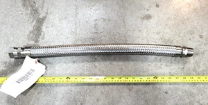Hose Master G100SHXJ240, 1" Dia X 24" L 321 SS Flexible Hose, 0334G - Picture 1 of 4
