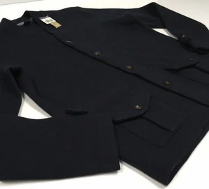 De Colección Polo Ralph Lauren Lana Angora Calce Clásico Tejido Suéter Cárdigan Caballero M - Imagen 1 de 7