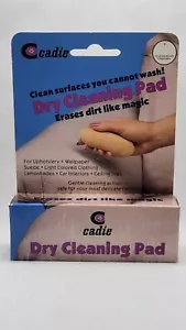 Vintage Cadie Trockenreinigung Pad entfernt Schmutz wie magische Möbel Kleidung Neu - Bild 1 von 3