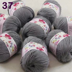 Sale lot 8 Skeins x50g Cashmere Silk Wool Children hand knitting Crochet Yarn 37 - Picture 1 of 12