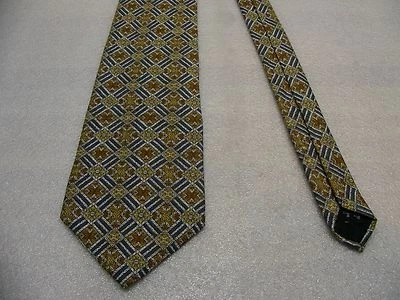 GUESS - CORBATA DE CUELLO VINTAGE - GEOMÉTRICA - 100% SEDA! Foto 1 de 4