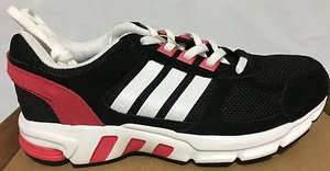 NIB WOMEN ADIDAS BB8330 EQUIPMENT 10 W BLACK/WT/PINK RUNNING ATHLETIC SHOE $110 - Picture 1 of 7