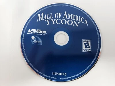 Mall of America Tycoon PC Game CD Only 2003 Simulation – VERY GOOD - Image 1 of 2