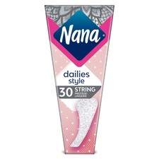 LOT DE 6 - NANA Dailies Style Protège-lingerie String - Boite de 30